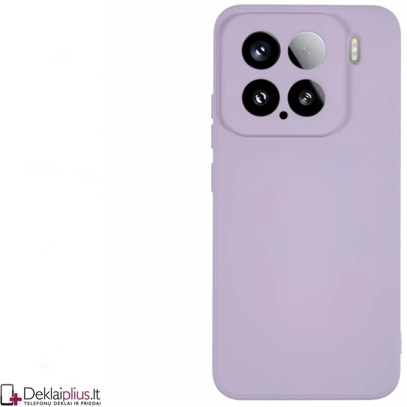 Liquid Air guminis šviesiai violetinis dėklas - su kameros apsauga (Xiaomi 15) Liquid Air guminis šviesiai violetinis dėklas - su kameros apsauga (Xiaomi 15)